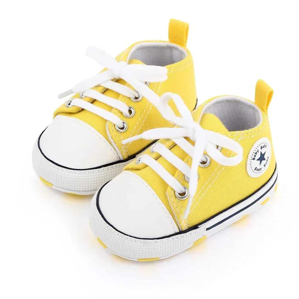 Tênis para bebês meninos e meninas, sapatos antiderrapantes